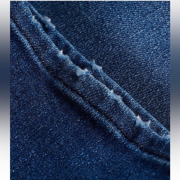 Express Men’s Straight Dark Wash Hyper Stretch Jeans sz 30x30 - Picture 4 of 8